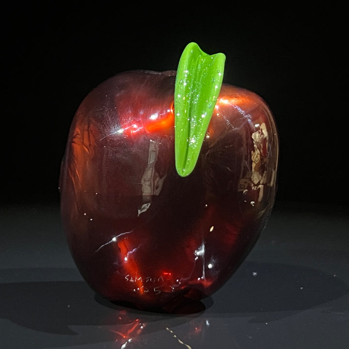 Classic Red Apple Pipe Glass Pipe Samson Glass