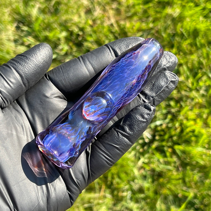 Purple Plasma Chillum Glass Pipe Tako Glass   