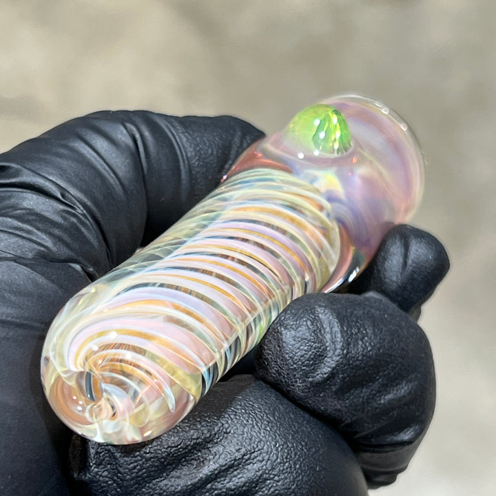 Thick Fume Chillum Glass Pipe Chuck Glass   