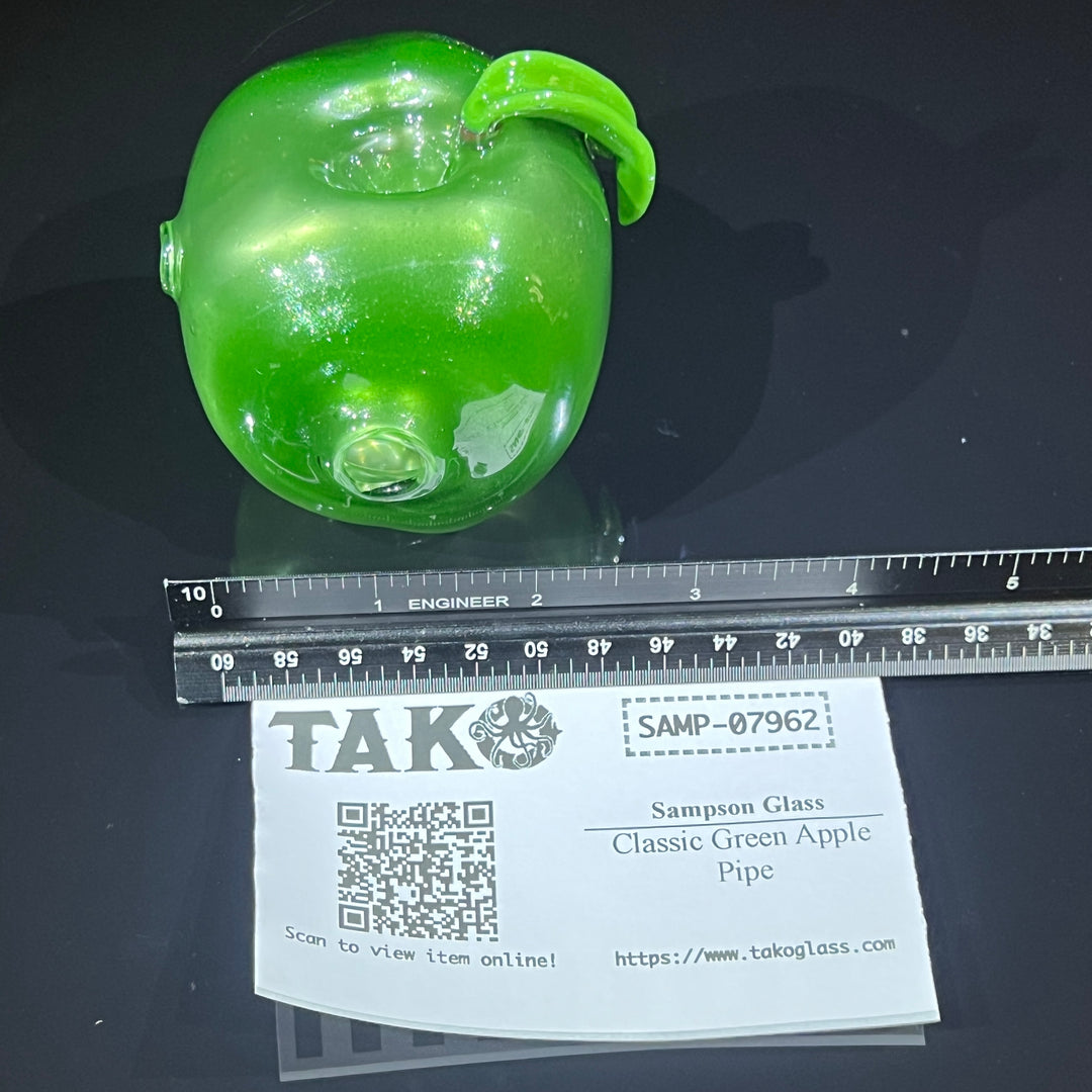 Green Poison Apple Pipe Glass Pipe Samson Glass