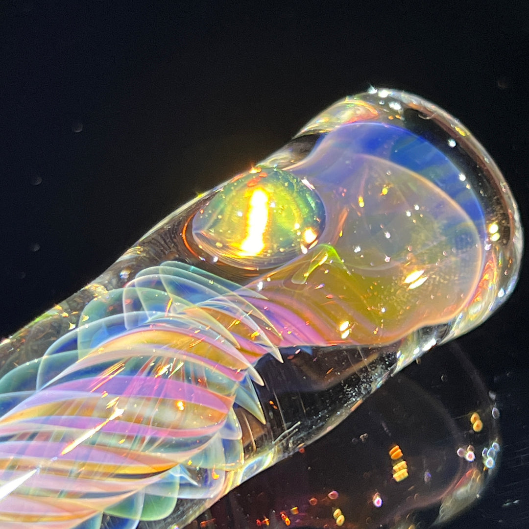 Thick Fume Chillum Glass Pipe Chuck Glass   