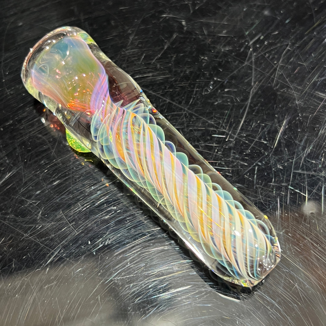 Thick Fume Chillum Glass Pipe Chuck Glass   