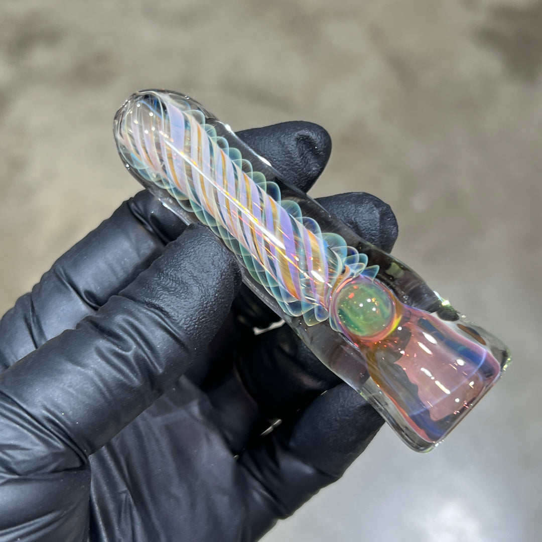 Thick Fume Chillum Glass Pipe Chuck Glass   