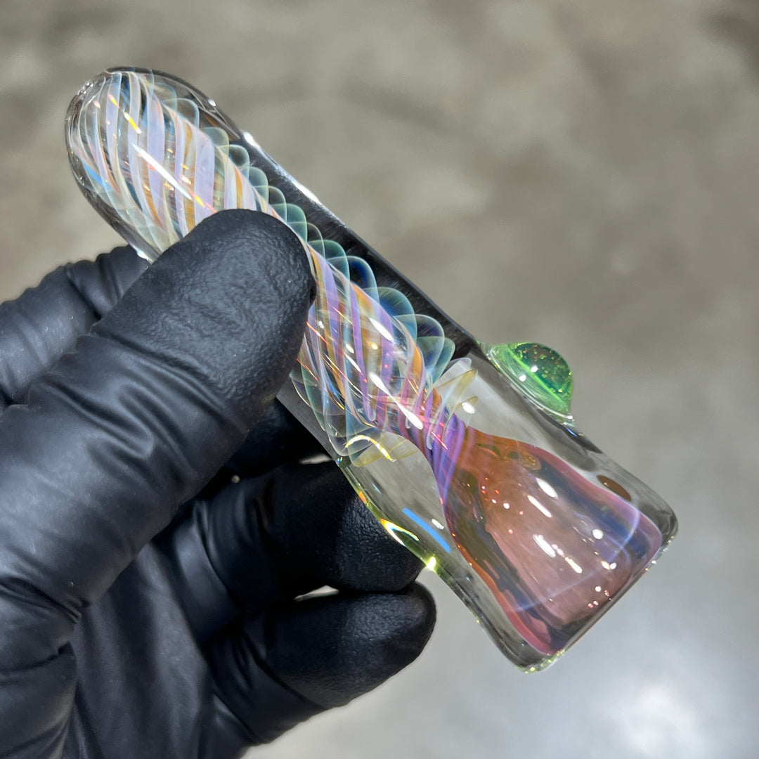 Thick Fume Chillum Glass Pipe Chuck Glass   