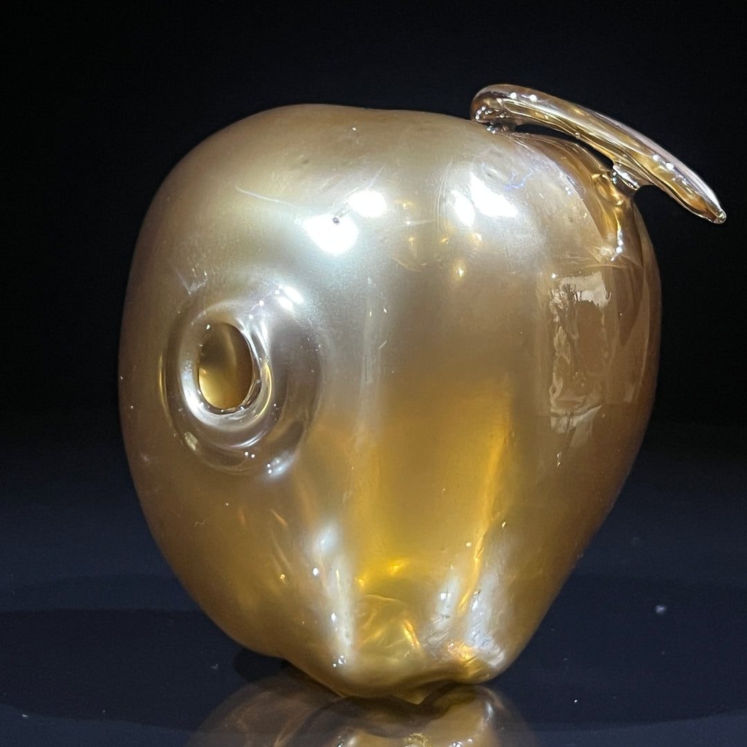 Midas Touch Golden Apple Pipe Glass Pipe Samson Glass