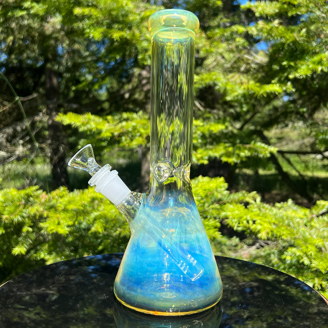 10" Fume Beaker Bong Glass Pipe TG   