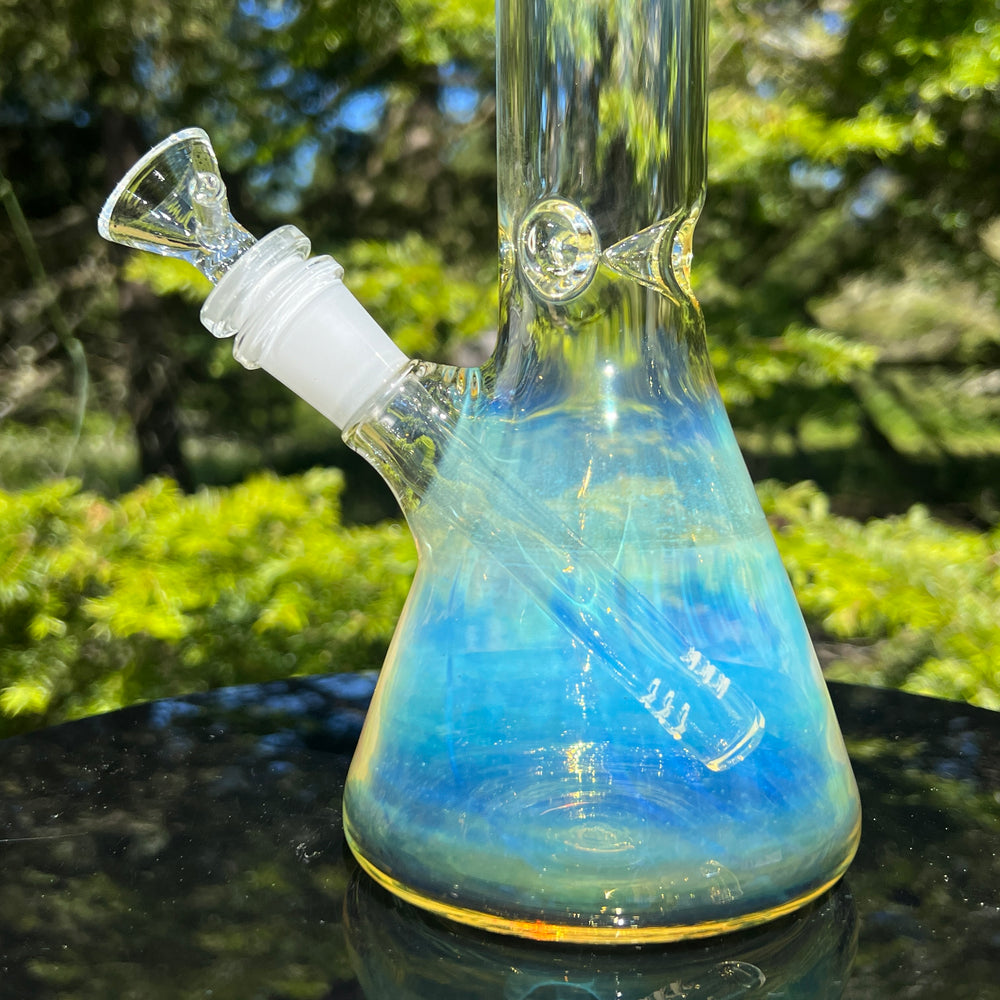 10" Fume Beaker Bong Glass Pipe TG   