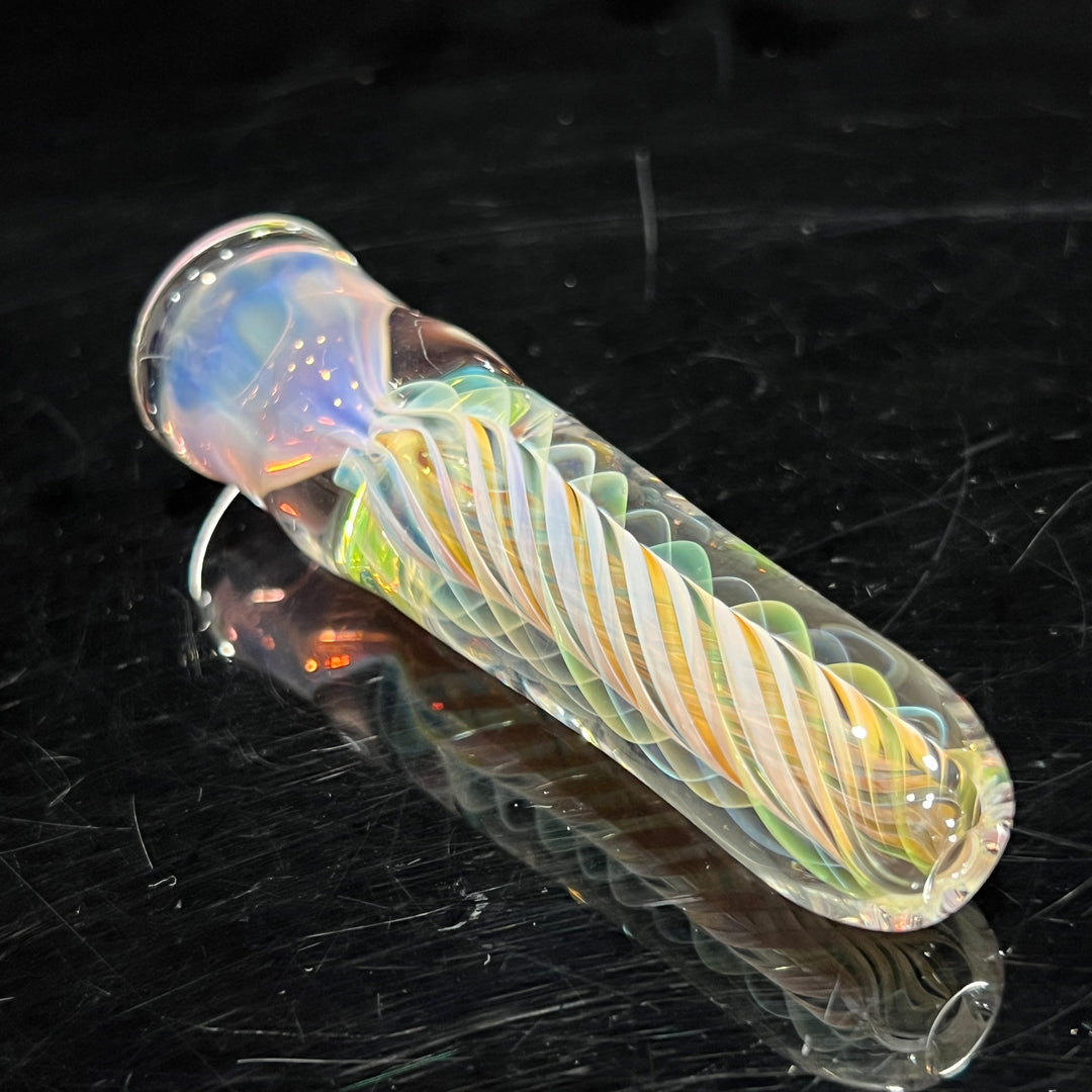 Thick Fume Chillum Glass Pipe Chuck Glass   