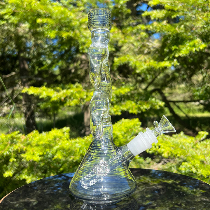 10" Horned Zong Beaker Glass Pipe TG   