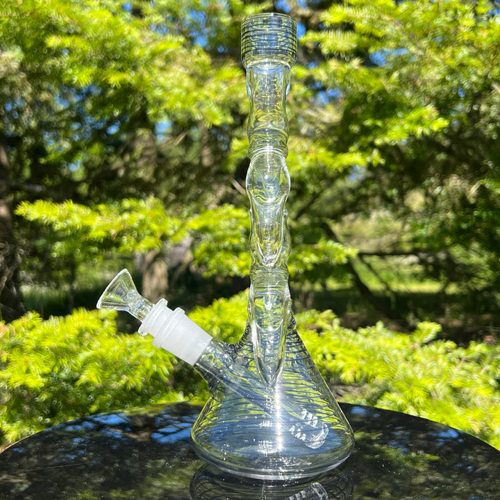 10" Horned Zong Beaker Glass Pipe TG   