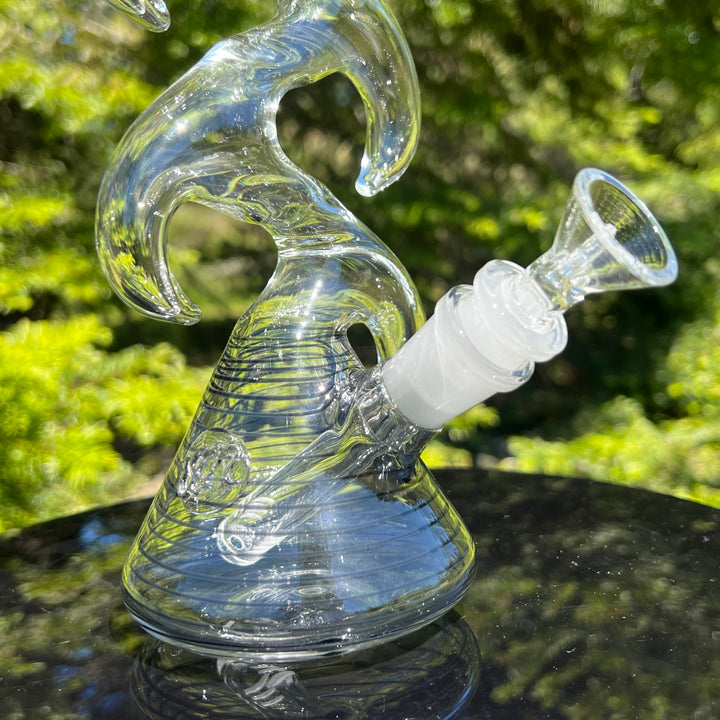 10" Horned Zong Beaker Glass Pipe TG   