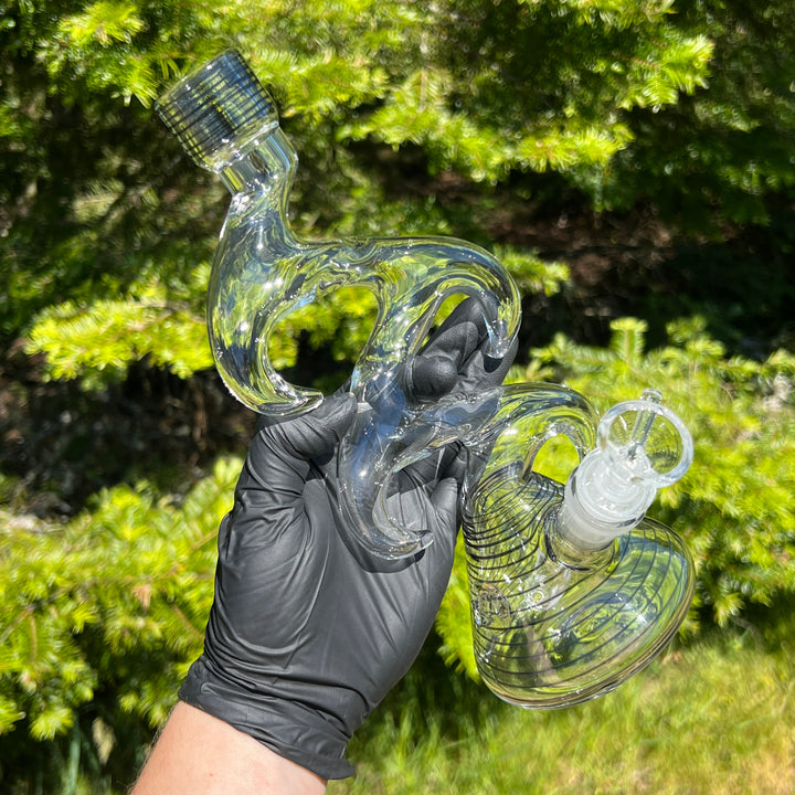 10" Horned Zong Beaker Glass Pipe TG   