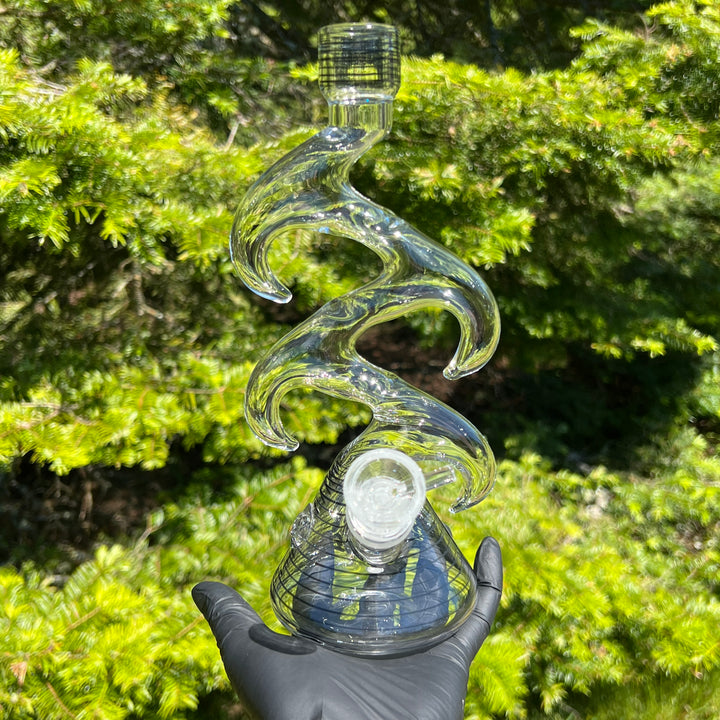 10" Horned Zong Beaker Glass Pipe TG   