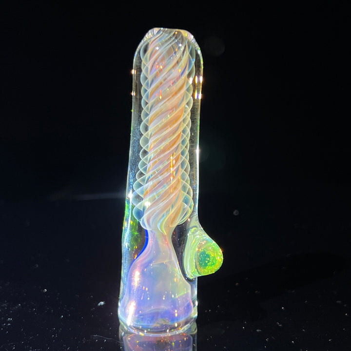 Thick Fume Chillum Glass Pipe Chuck Glass   