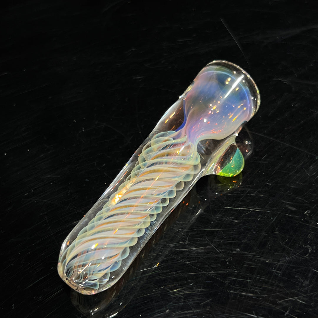 Thick Fume Chillum Glass Pipe Chuck Glass   