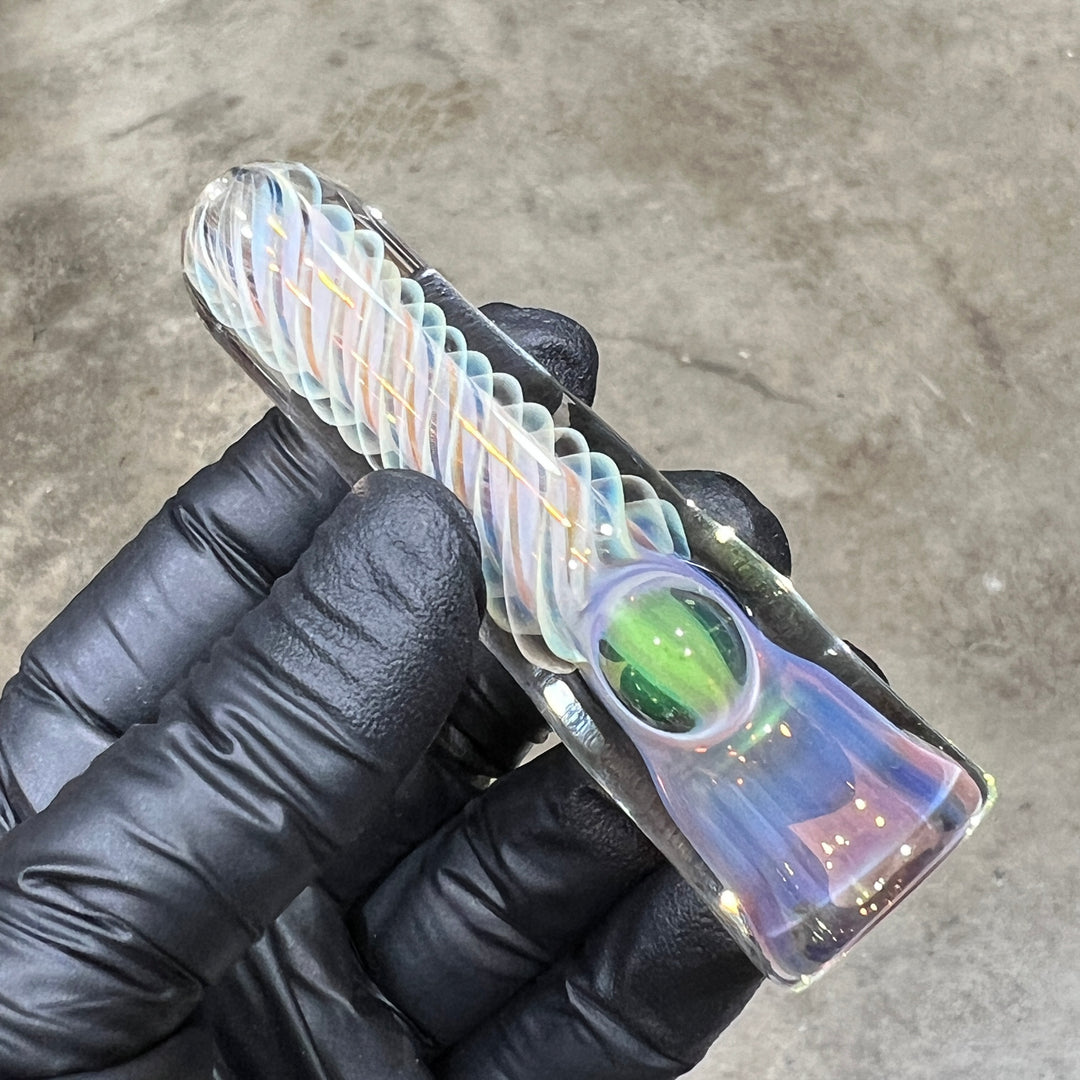 Thick Fume Chillum Glass Pipe Chuck Glass   