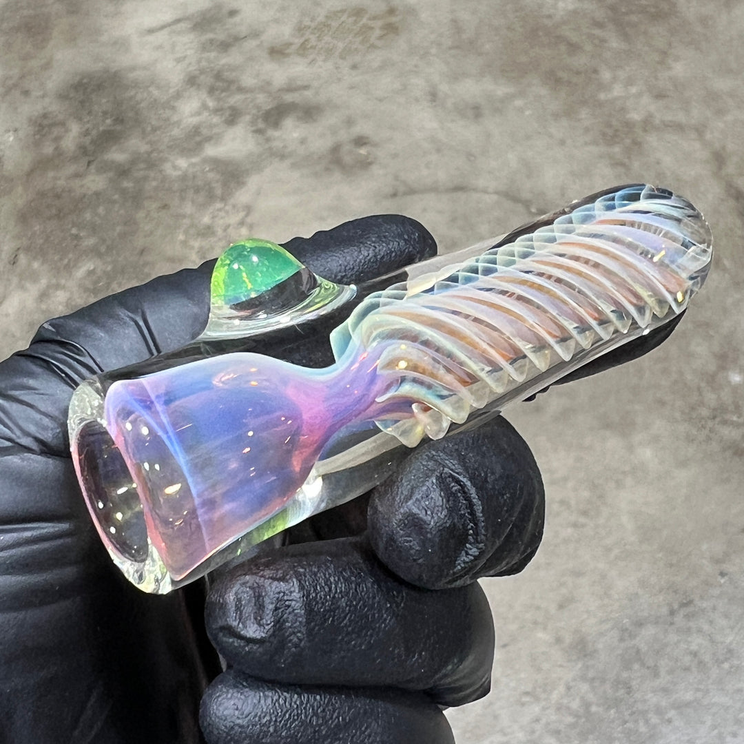 Thick Fume Chillum Glass Pipe Chuck Glass   