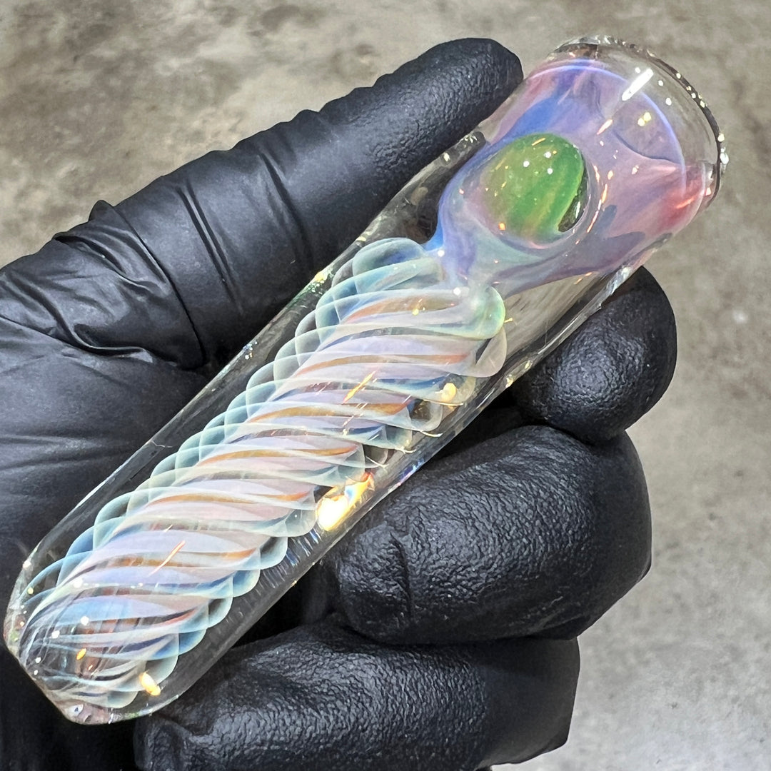 Thick Fume Chillum Glass Pipe Chuck Glass   