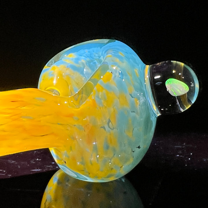 Fancy Opal Frog Spoon Glass Pipe Beezy Glass   