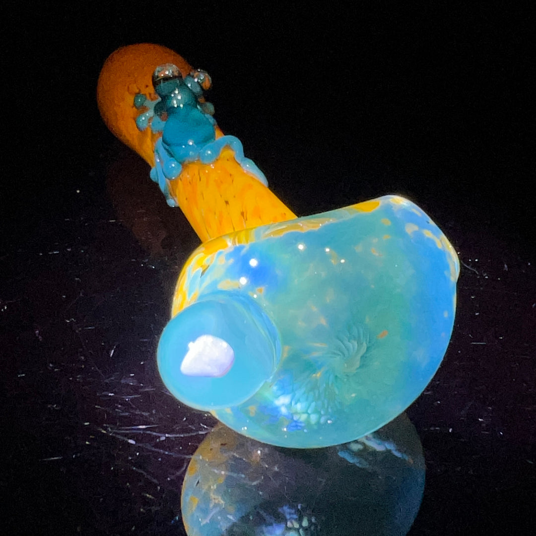 Fancy Opal Frog Spoon Glass Pipe Beezy Glass   