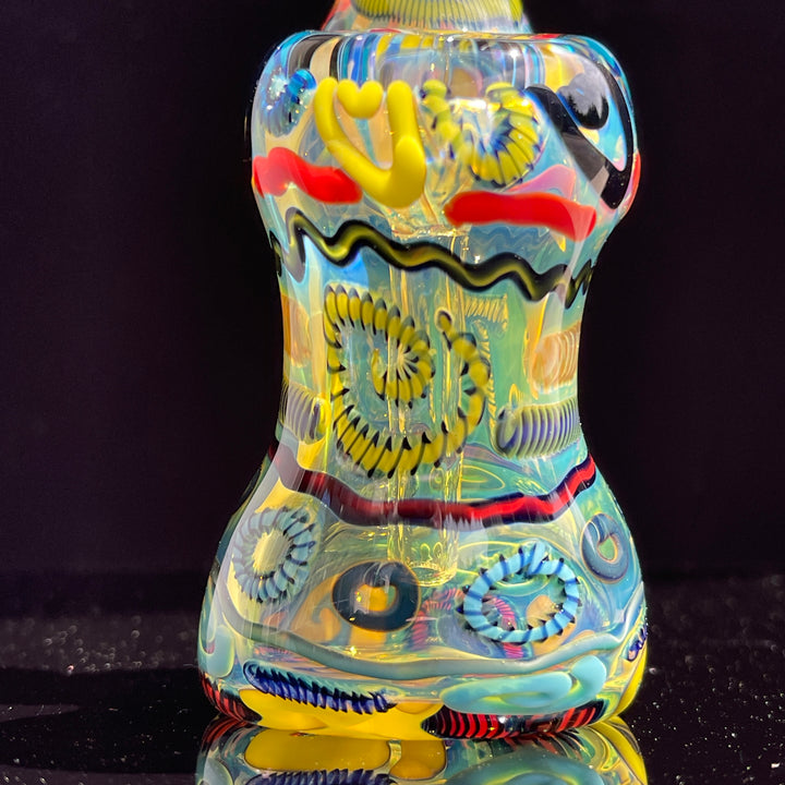 Inside Out Sherlock Bubbler Glass Pipe Tiny Mike   