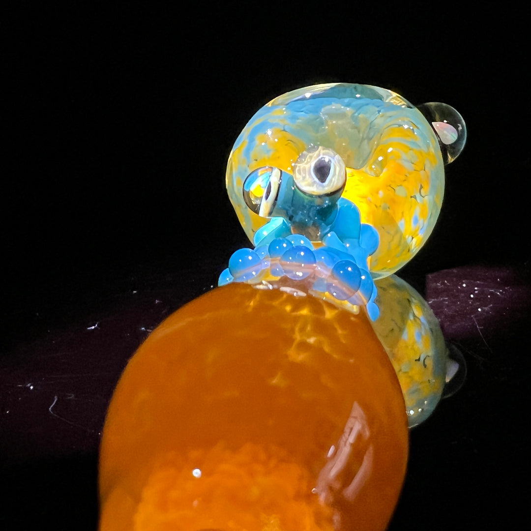 Fancy Opal Frog Spoon Glass Pipe Beezy Glass   