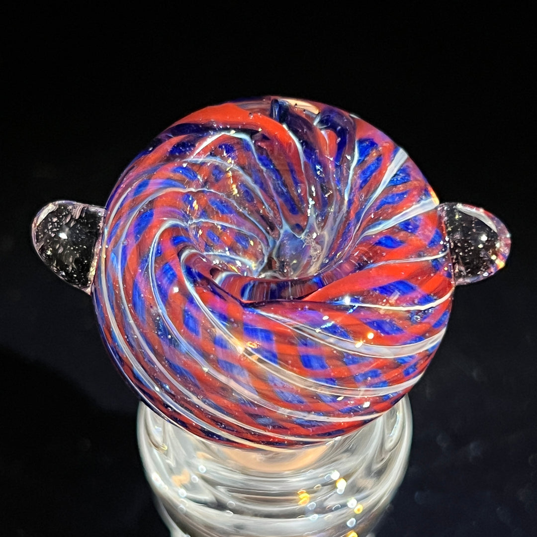 50 X 5 Fumed Beaker Bong 10" + Pull Slide Combo Glass Pipe TG   