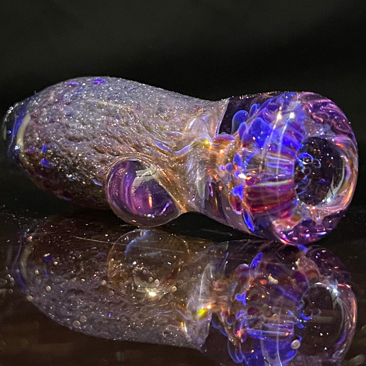 Black Plasma Chillum Glass Pipe Tako Glass   