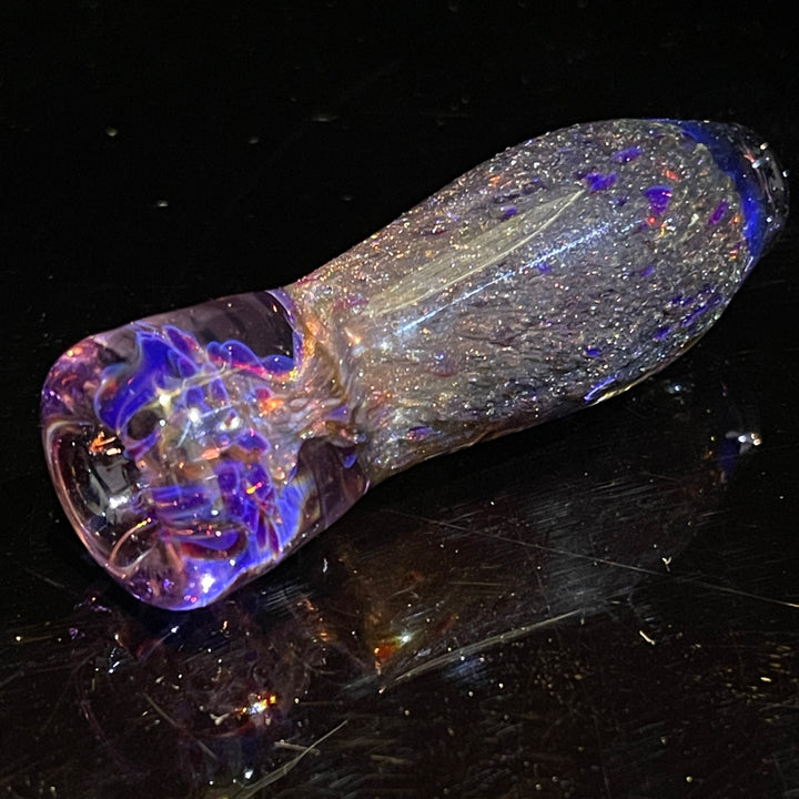 Black Plasma Chillum Glass Pipe Tako Glass   