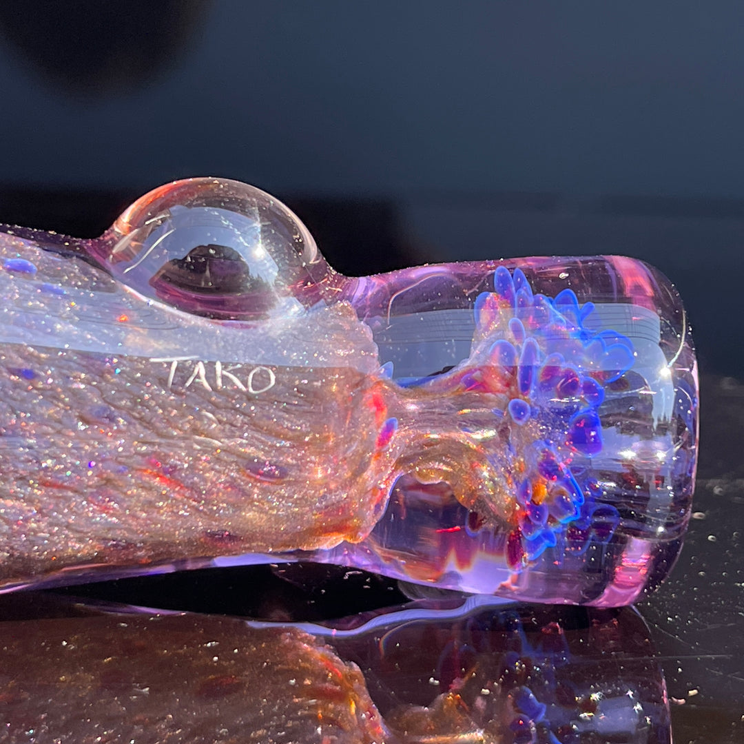 Black Plasma Chillum Glass Pipe Tako Glass   