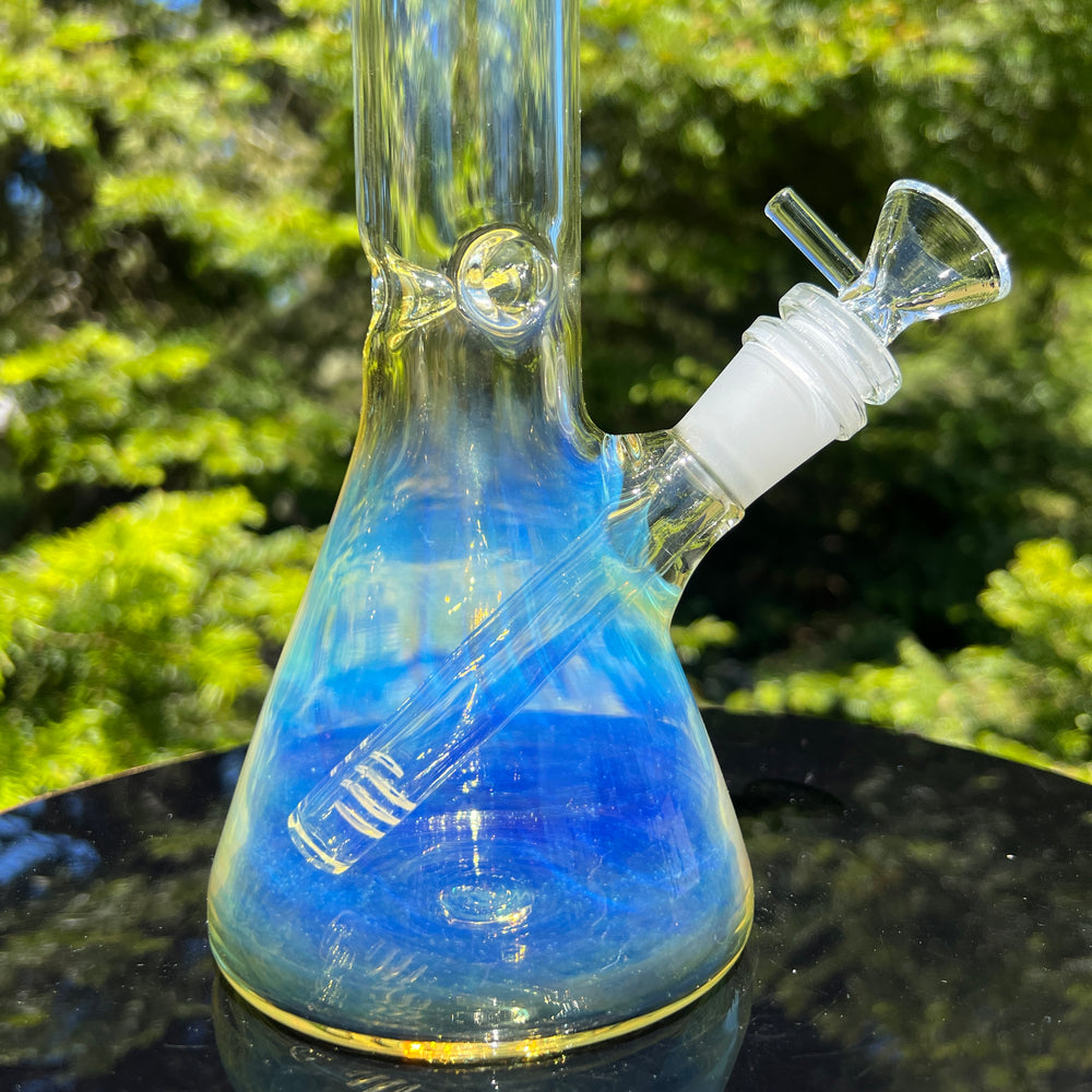 10" Fume Beaker Bong Glass Pipe TG   