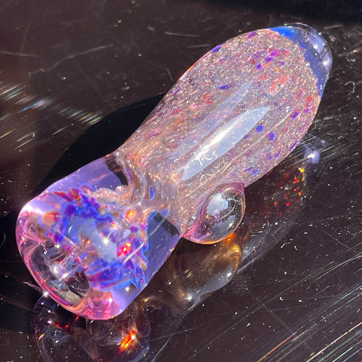 Black Plasma Chillum Glass Pipe Tako Glass   