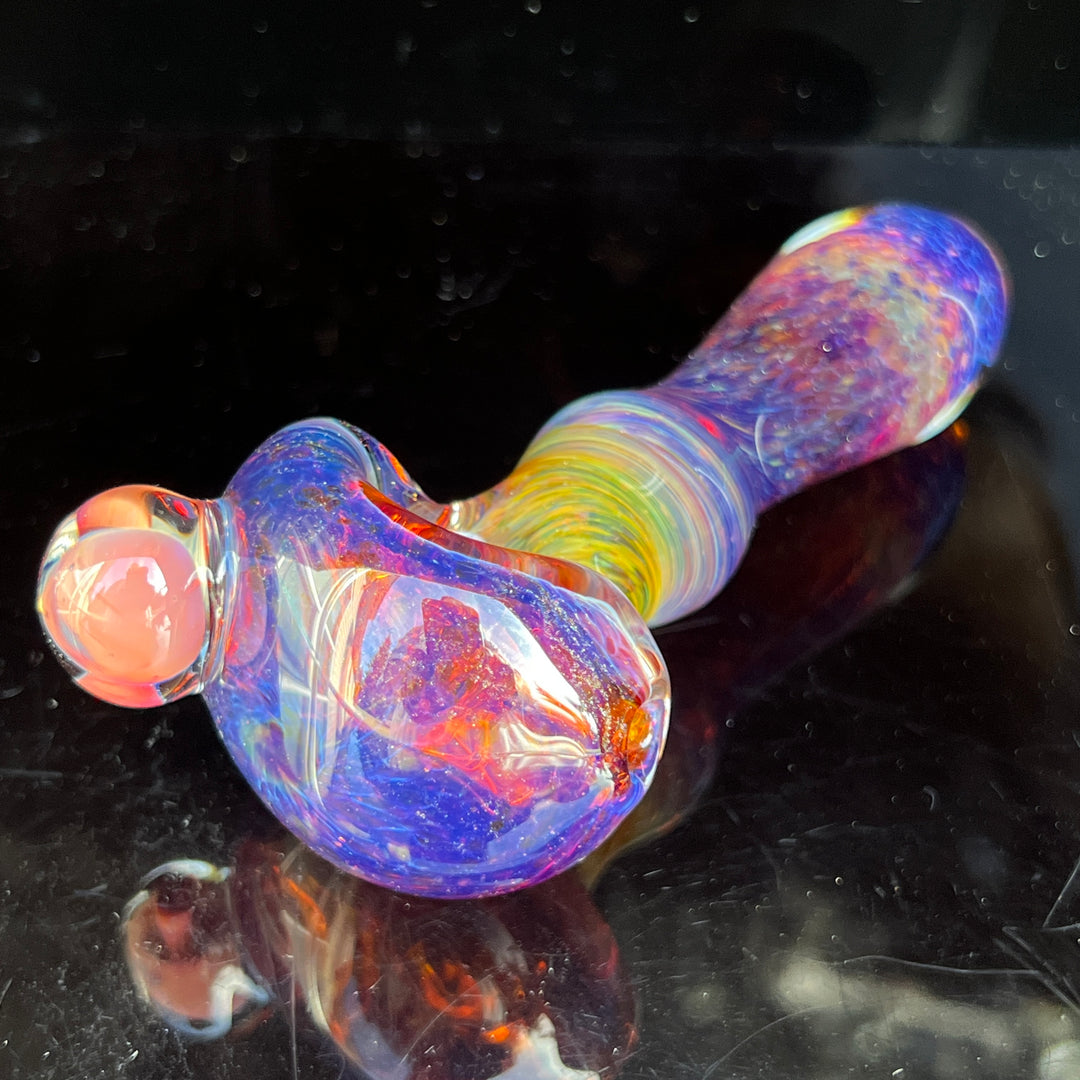 Purple Magic Mushroom Pipe Glass Pipe Beezy Glass   