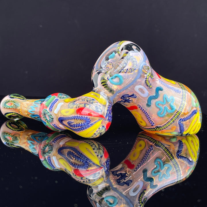 Inside Out Sidecar Bubbler Glass Pipe Tiny Mike   