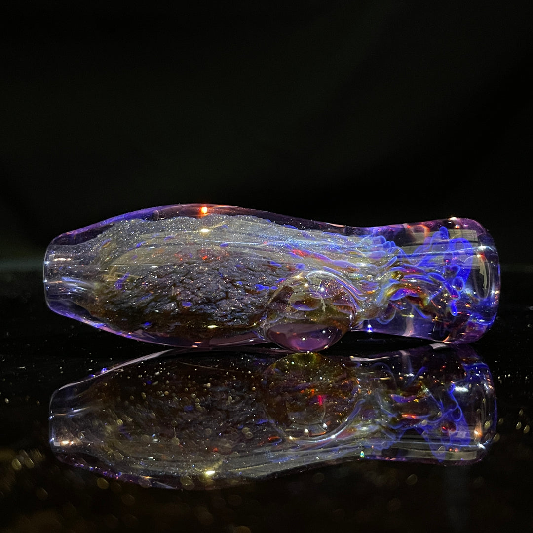 Black Plasma Chillum Glass Pipe Tako Glass   