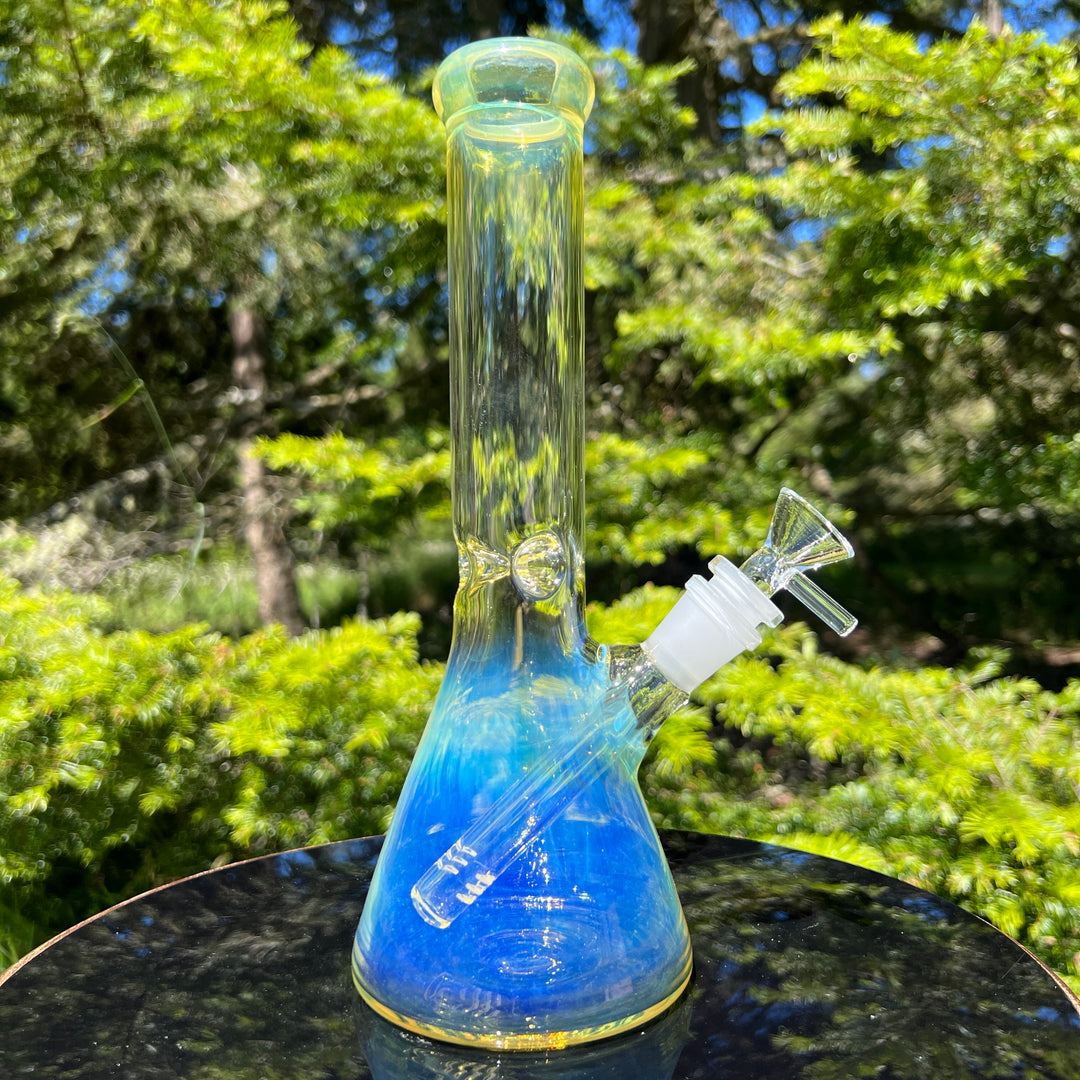 10" Fume Beaker Bong Glass Pipe TG   