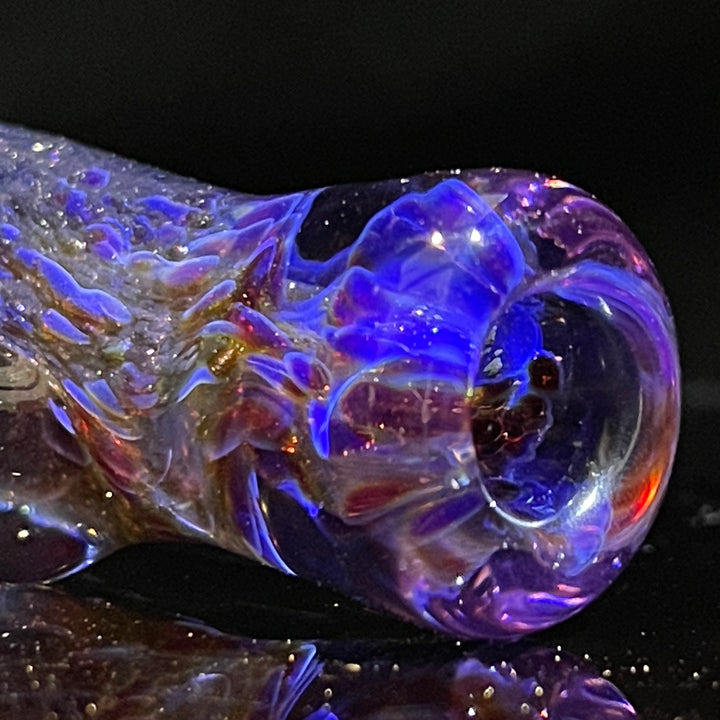 Black Plasma Chillum Glass Pipe Tako Glass   