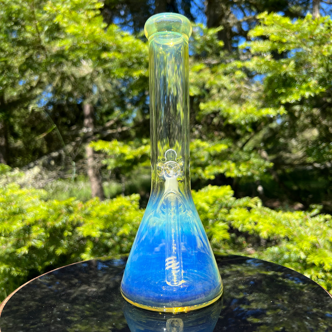 10" Fume Beaker Bong Glass Pipe TG   