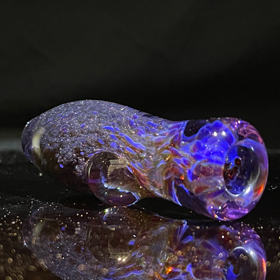 Black Plasma Chillum Glass Pipe Tako Glass   