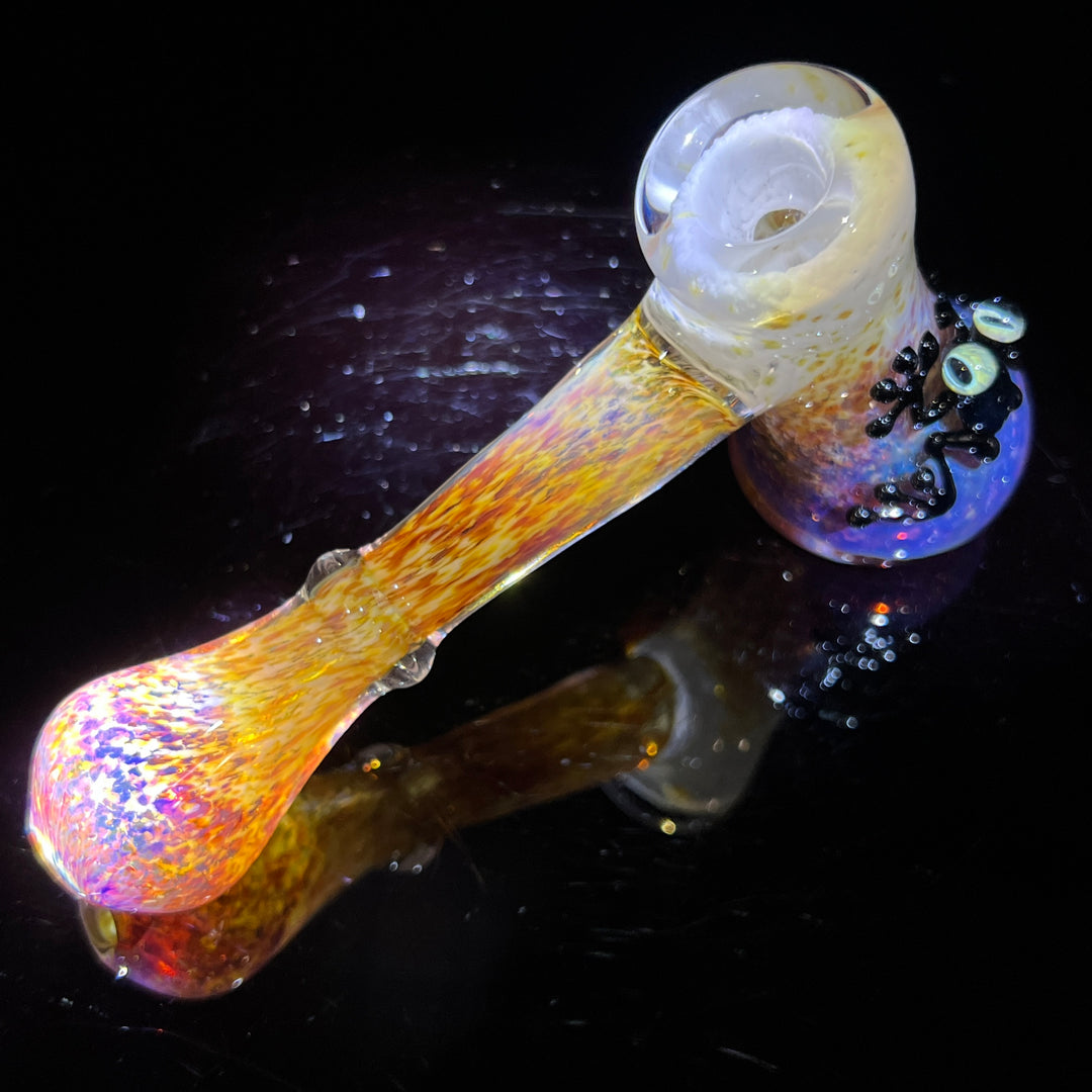 Purple Magic Frog Hammer Bubbler Glass Pipe Beezy Glass   