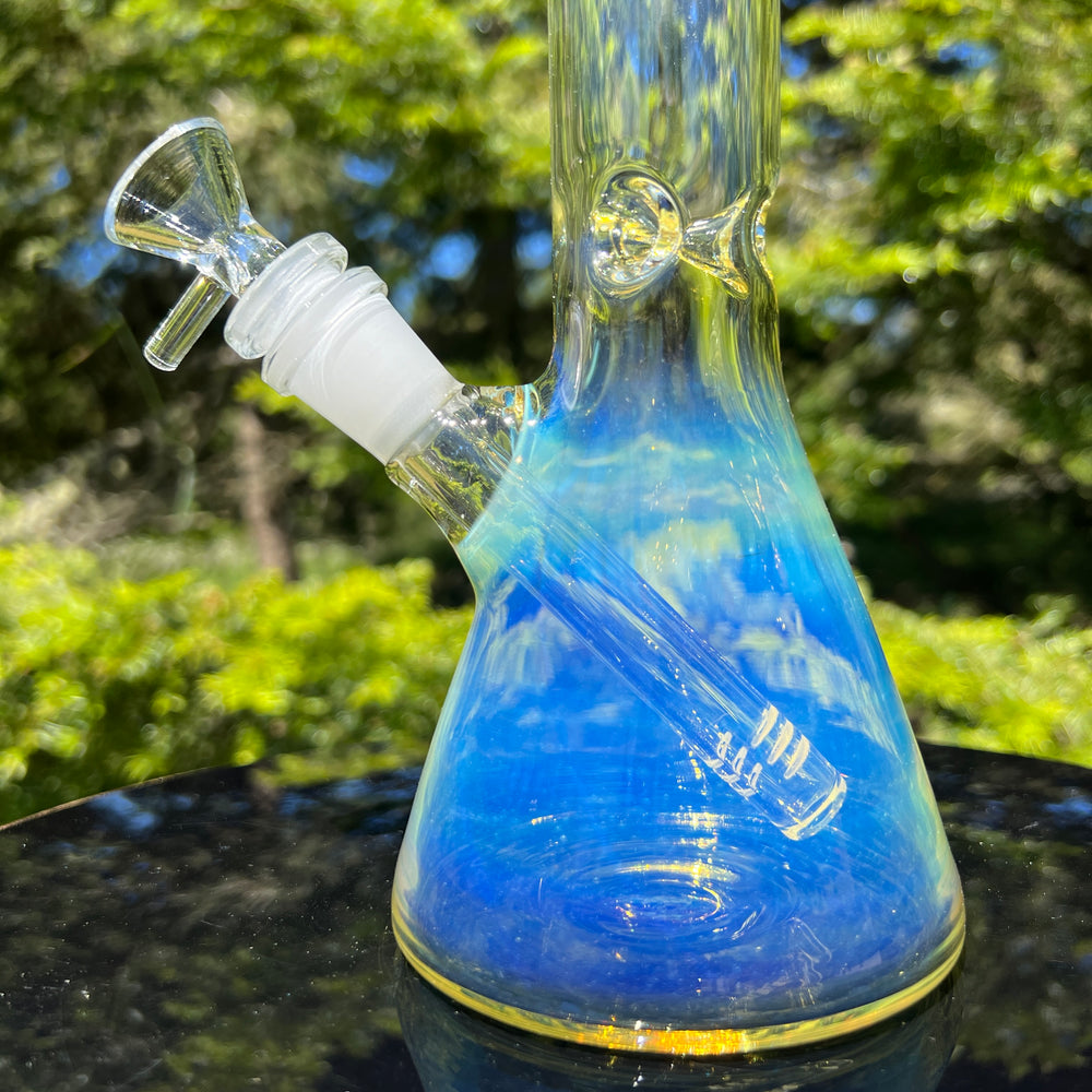 10" Fume Beaker Bong Glass Pipe TG   