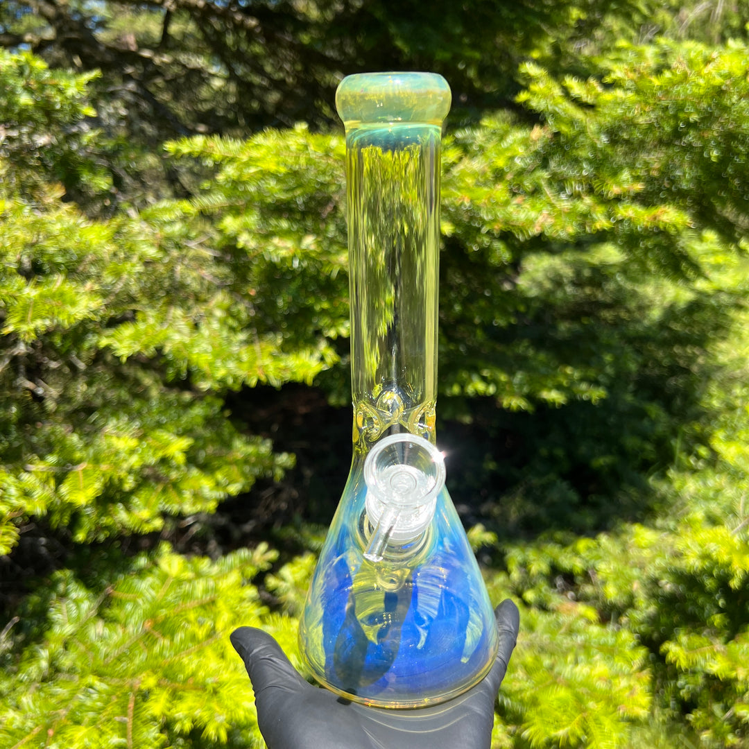 10" Fume Beaker Bong Glass Pipe TG   