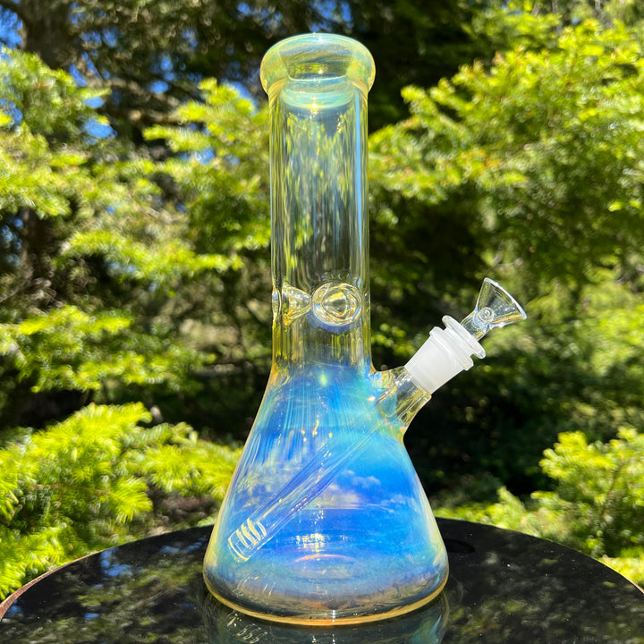 50 X 5 Fumed Beaker Bong 10" Glass Pipe TG   