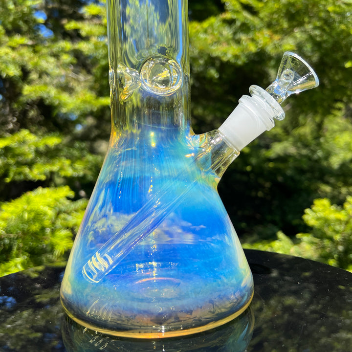 50 X 5 Fumed Beaker Bong 10" Glass Pipe TG   