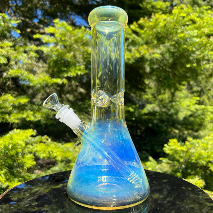 50 X 5 Fumed Beaker Bong 10" Glass Pipe TG   