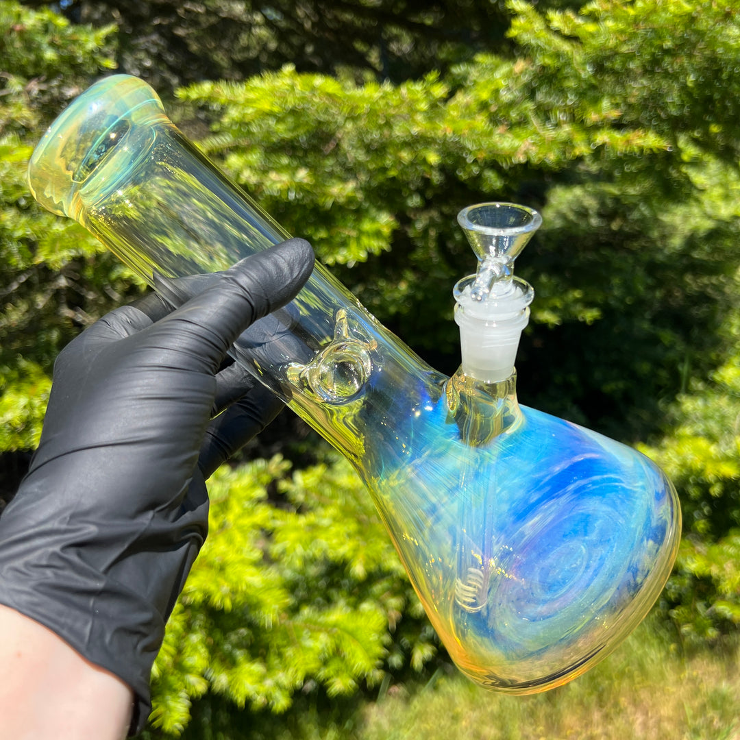 50 X 5 Fumed Beaker Bong 10" Glass Pipe TG   