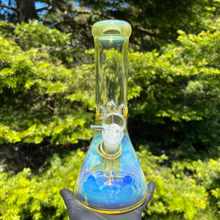 50 X 5 Fumed Beaker Bong 10" Glass Pipe TG   