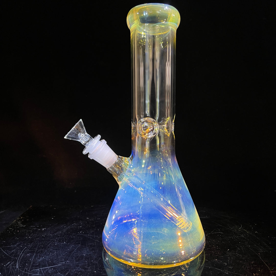 50 X 5 Fumed Beaker Bong 10" Glass Pipe TG   