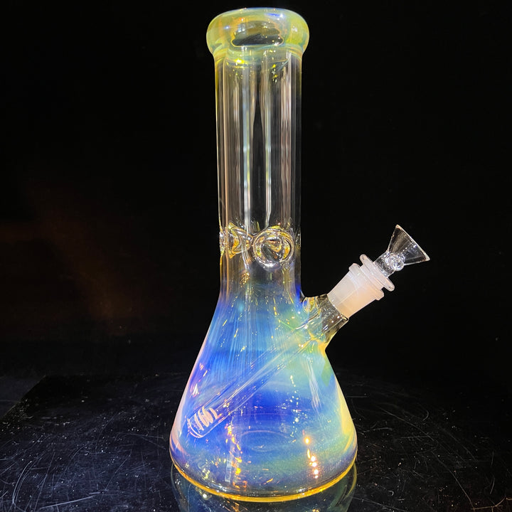 50 X 5 Fumed Beaker Bong 10" Glass Pipe TG   