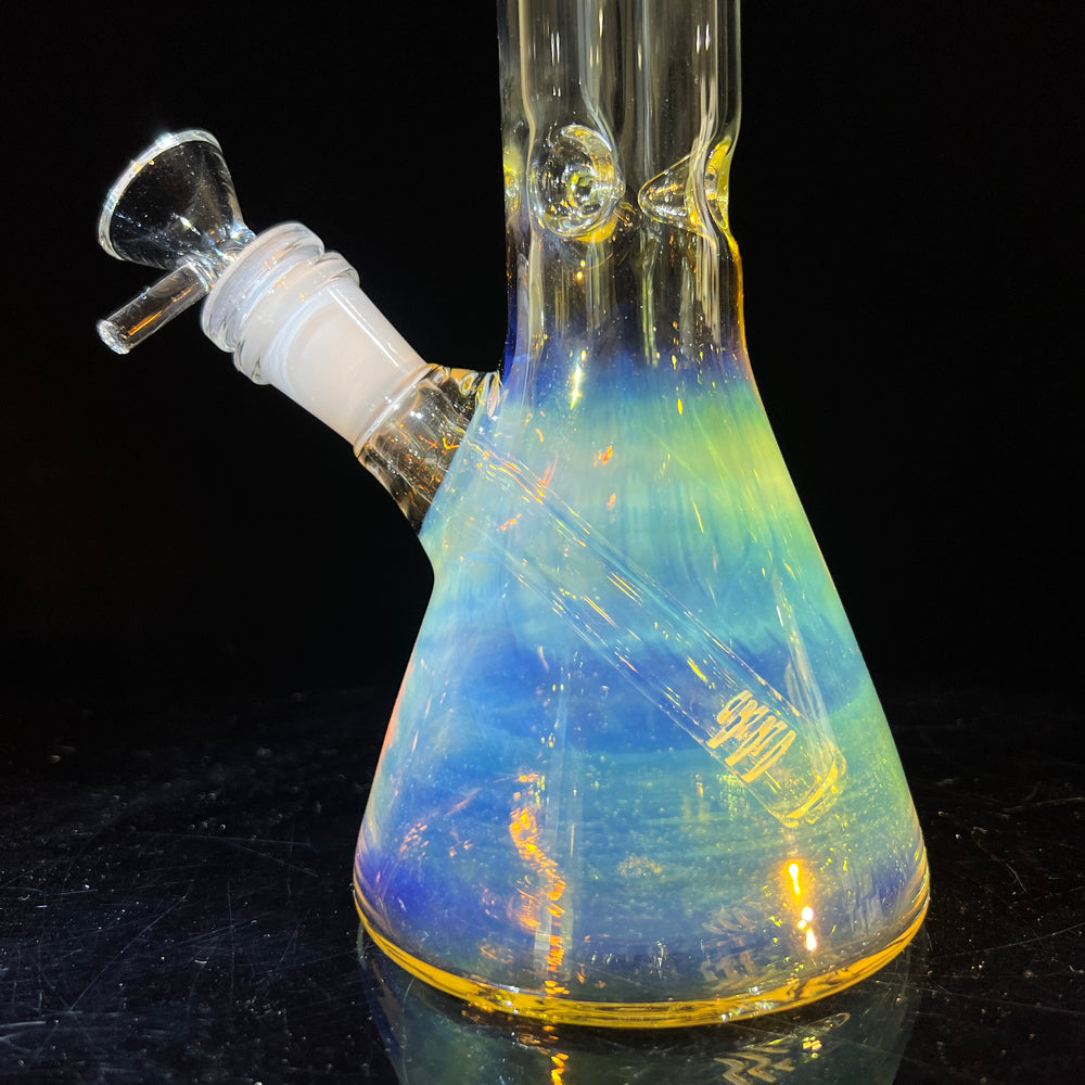 10" Fume Beaker Bong Glass Pipe TG   